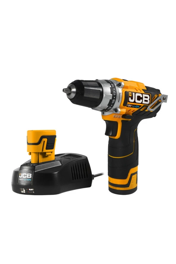 JCB 21-12DD Çift Akülü Matkap - 12 V - Resim 2