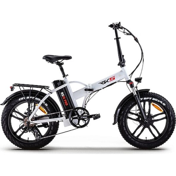 Rks Rsııı - Rs3 Pro X Katlanabilir Elektrikli Bisiklet Beyaz ürün görseli 1