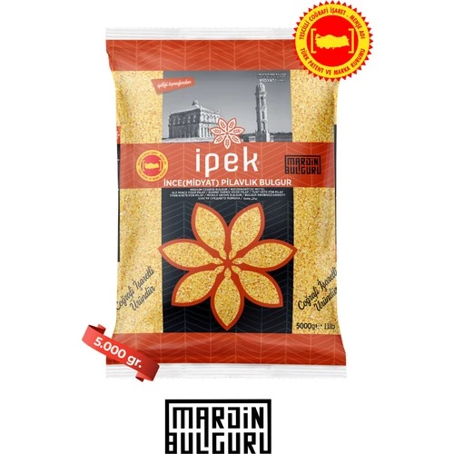 İpek Bulgur Ince (Midyat) Pilavlık Bulgur 5 kg ürün görseli 1