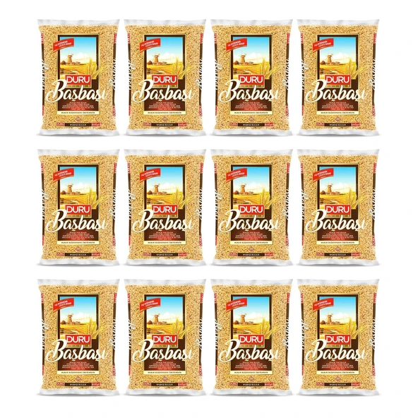 Duru Başbaşı Bulgur 1 kg x 12 Adet - Resim 2