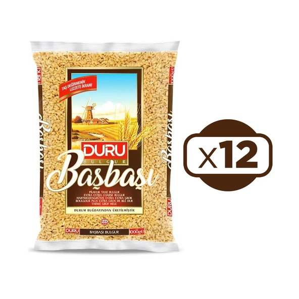 Duru Başbaşı Bulgur 1 kg x 12 Adet ürün görseli 1