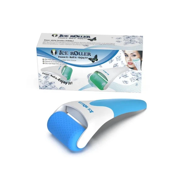 Yüz Masaj Aparatı Ice Roller Mavi Renk ürün görseli 1