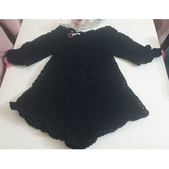 Lacivert Small - X Small Örgü Pareo ürün görseli 1