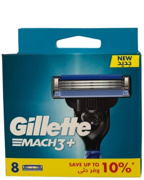 Gillette Mach 3 8'li 3 Bıçaklı Tüm Cilt Tipleri İçin Bıçak Yedeği ürün görseli 1
