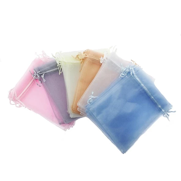 25 Adet 14x19cm Düz Organze Kese ürün görseli 1