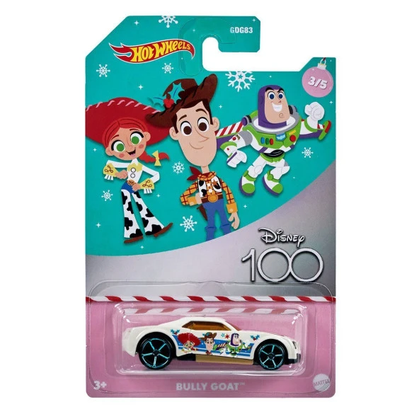 HMV75 Hot Wheels Disney 100. Yıl Temalı Arabalar - Resim 2