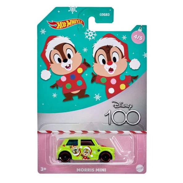 HMV75 Hot Wheels Disney 100. Yıl Temalı Arabalar - Resim 3