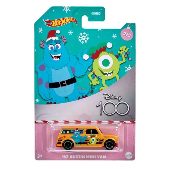 HMV75 Hot Wheels Disney 100. Yıl Temalı Arabalar - Resim 5