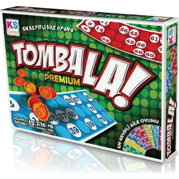 16 KARTLI PREMIUM TOMBALA 1.KALİTE TOMBALA OYUNU YILBAŞI GECESİ OYUNLARI KUTU OYUNLARI  TOMBALA ürün görseli 1