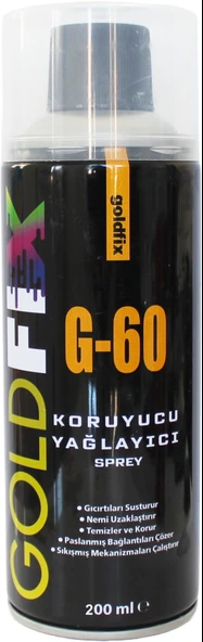 Goldfix GD-60 Yağlayıcı Sprey 200ml ürün görseli 1
