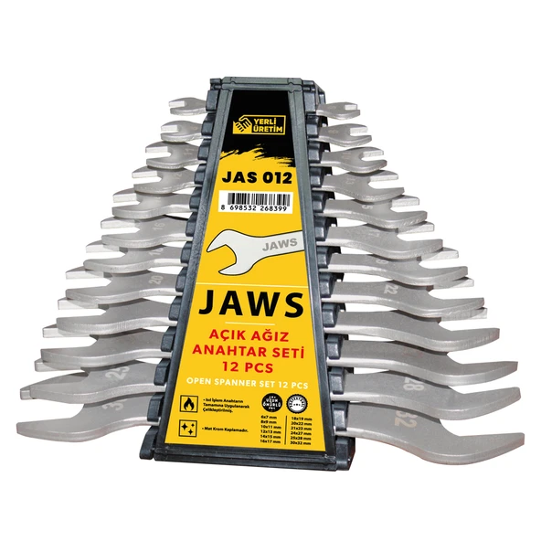 Eltos Jaws Açık İki Ağız Anahtar Seti 12 Parça ürün görseli 1