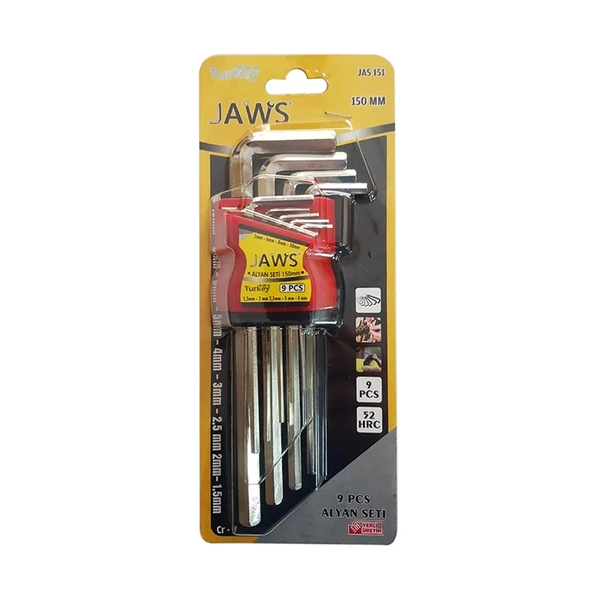 Eltos Jaws Alyan Seti 150mm 9'lu ürün görseli 1