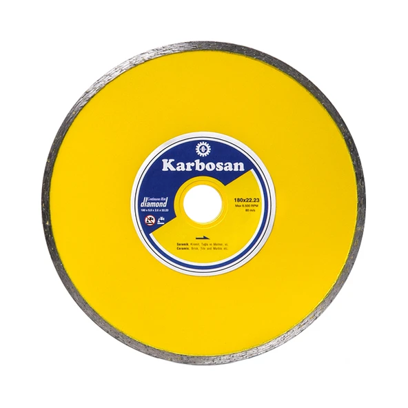 Karbosan Sürekli Elmas Mermer Granit Kesici Disk 230x2.3x22.23 ürün görseli 1