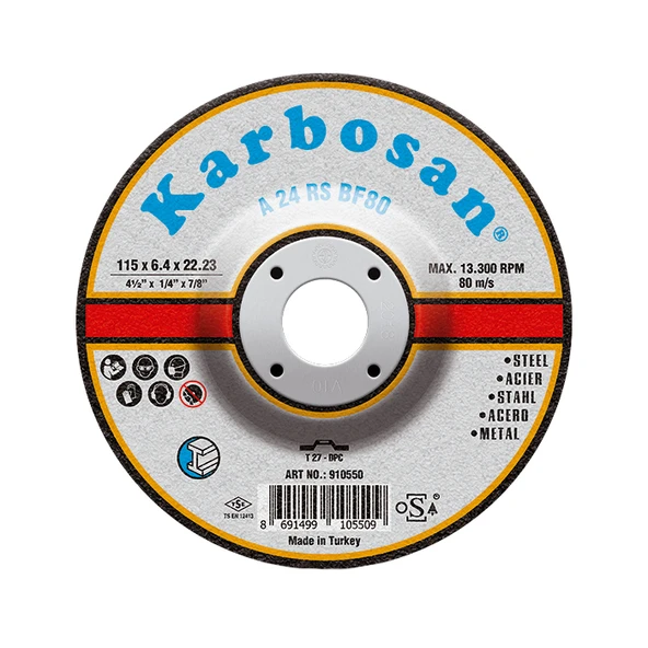 Karbosan Metal Taşlama Taşı 180x8.0x22.23 ürün görseli 1