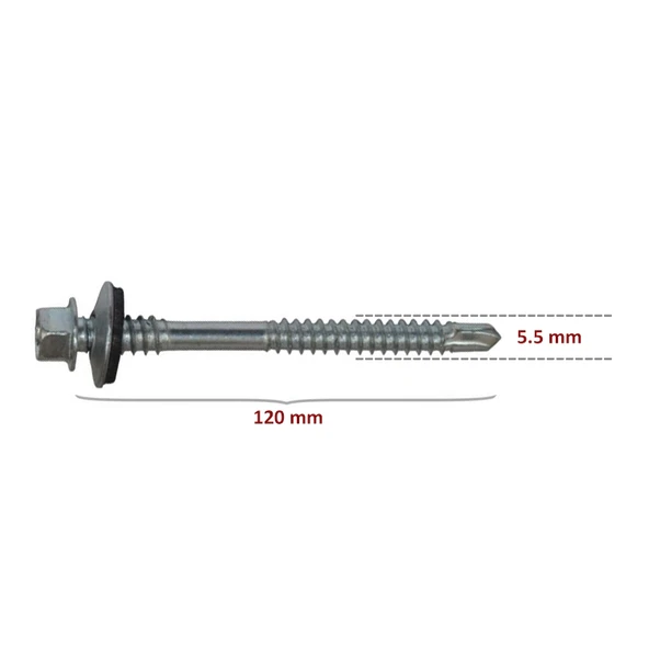 Trapez Çatı Vidası 5,5x120 ürün görseli 1