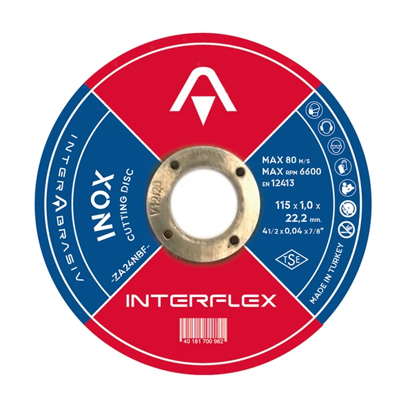 İnterflex İnox Kesici Disk 115x1.0x22.23 mm ürün görseli 1