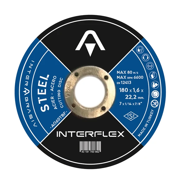İnterflex Metal Kesici Taş Disk 230x3.0x22.23 mm ürün görseli 1