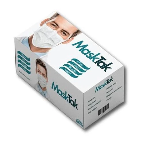 Cerrahi Maske 3 Katlı Telli (50 Adet) ürün görseli 1