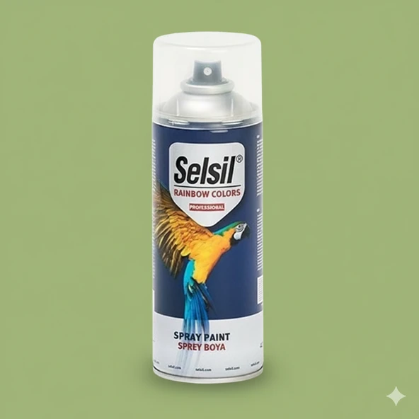 Selsil Sprey Boya Yaprak Yeşil 400ml RAL6002 - Resim 5