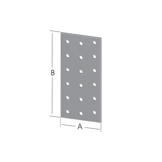 Düz Lama Bağlantı Sac Gönye 60x80mm ürün görseli 1