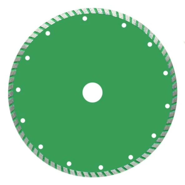 Turbo Elmas Mermer Granit Kesici Disk Delikli 115mm ürün görseli 1