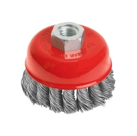 Çanak Tel Fırça Burgulu 75mm ürün görseli 1