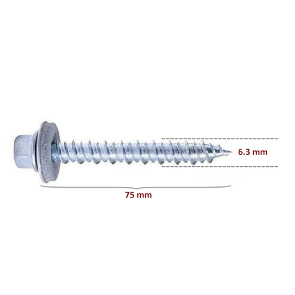 Ahşap Çatı Vidası 6,3x75mm Betofast ürün görseli 1