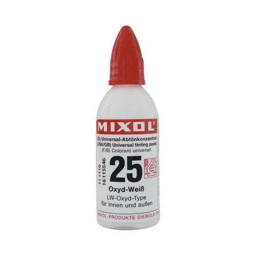 Mixol Renk Tüpü Beyaz No:25 - 20ml ürün görseli 1