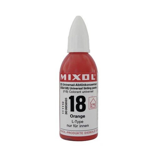 Mixol Renk Tüpü Turuncu No:18 - 20ml ürün görseli 1