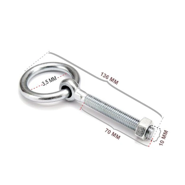 Halkalı Civata 10 mm ürün görseli 1