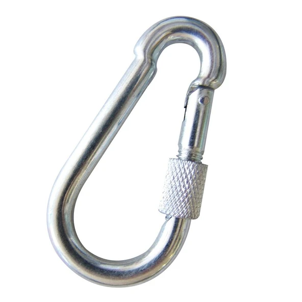 Karabina Galvaniz Vidalı Kilitli 5mm ürün görseli 1