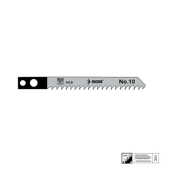 SGS Ahşap Dekupaj Ağzı 80mm x 7.9mm - 5 Adet (Pro) ürün görseli 1
