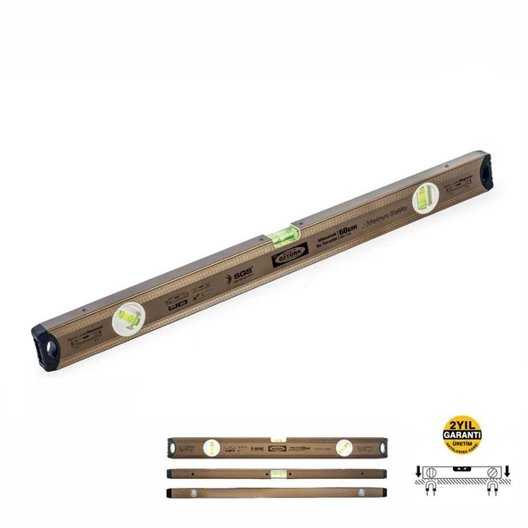 SGS Su Terazisi Alüminyum Mıknatıslı 70cm ürün görseli 1