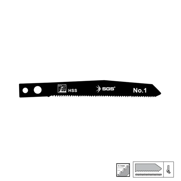SGS Metal Dekupaj Ağzı 80mm x 7,9mm 5 Adet ürün görseli 1