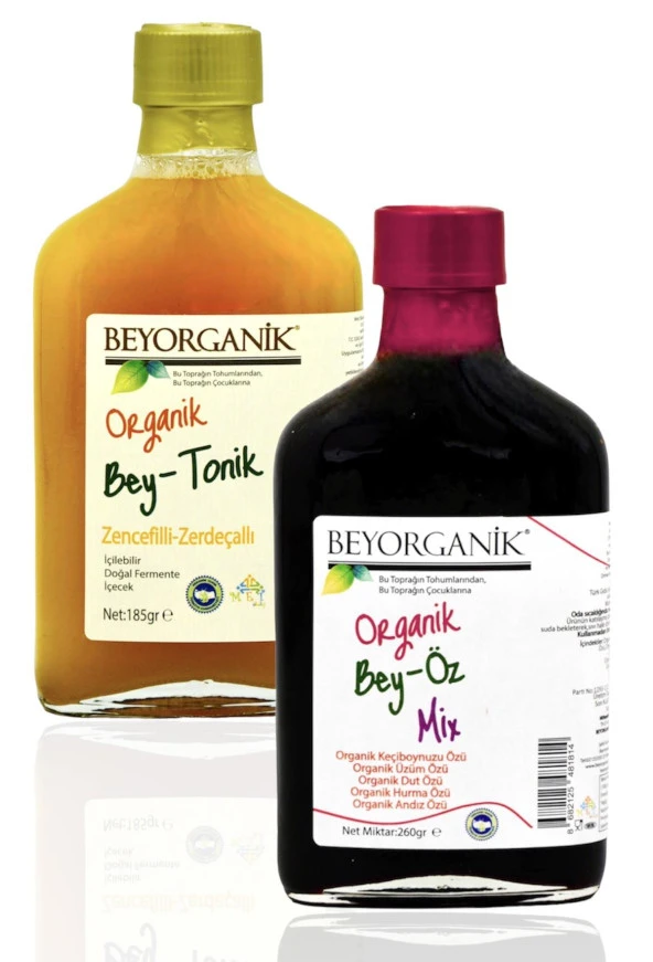 BEYORGANİK Organik BEY ÖZ ve BEY TONİK 2li Sağlık kiti ürün görseli 1