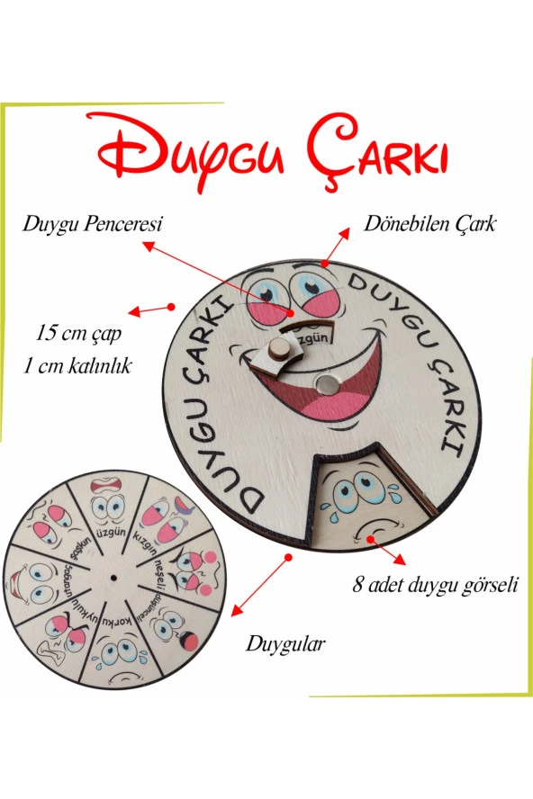 Emojili Duygu Çarkı ürün görseli 1