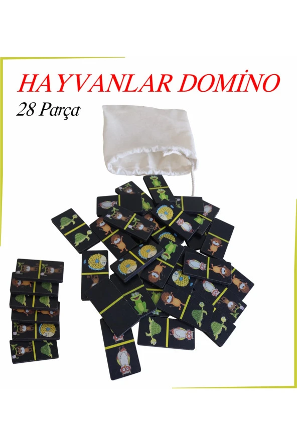 Hayvanlar Domino 28 Parça ürün görseli 1