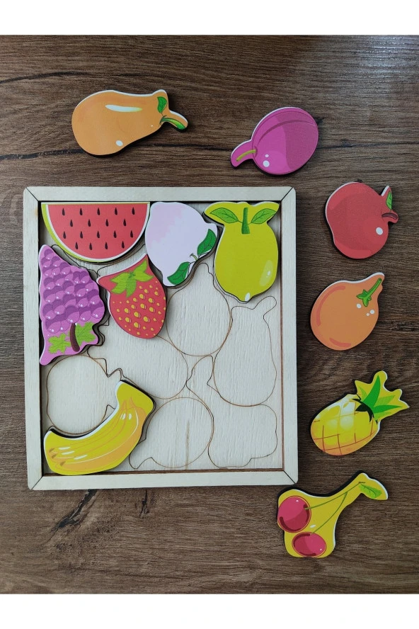 Meyveler Puzzle 18*20 Cm - Resim 2