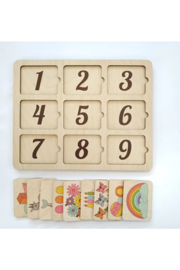 Renkli Sayılar Ve Değerleri Puzzle ürün görseli 1