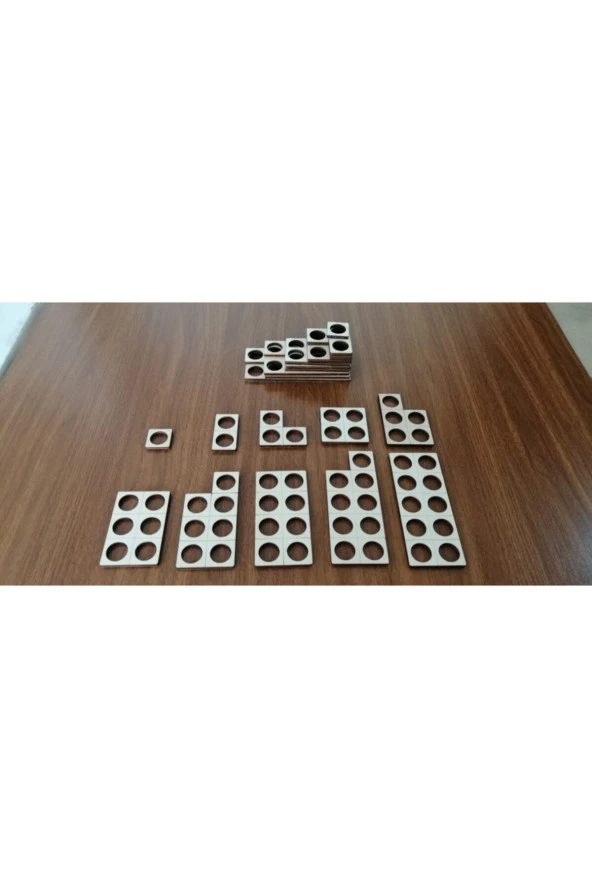 Temel Matematik Öğrenimi Materyali Sayı Blokları Oyunu 2 Takım ürün görseli 1