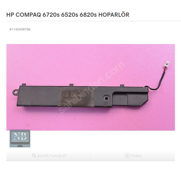 HP COMPAQ 6720s 6520s 6820s HOPARLÖR ürün görseli 1