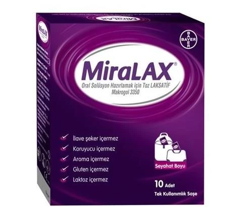 Miralax 10 Saşe ürün görseli 1