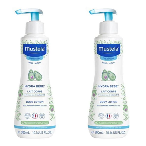 Mustela Hydra Bebe Body Lotion 300 ml 2 Kutu ürün görseli 1