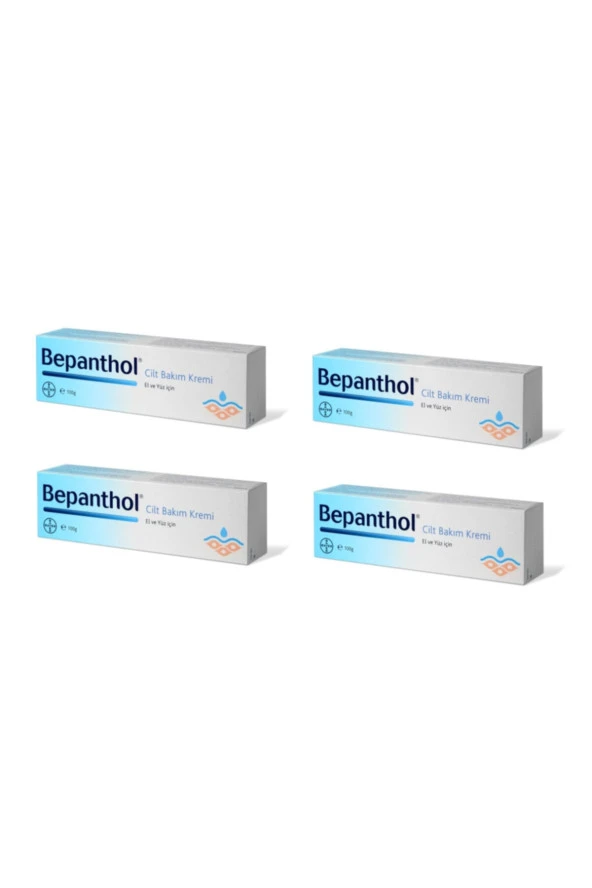Bepanthol Cilt Bakım Kremi 100 Gr 4 Kutu - Resim 2