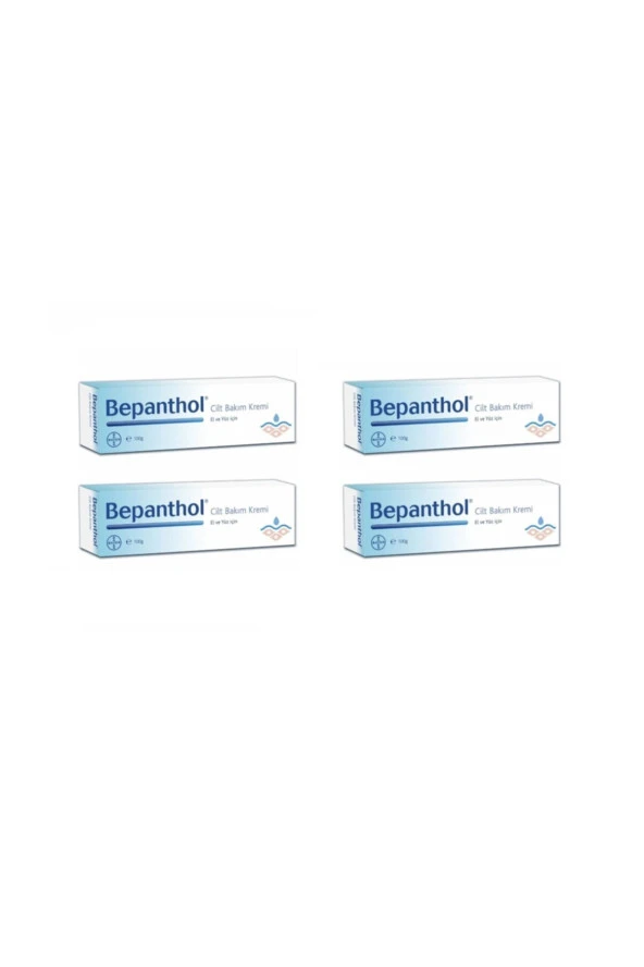 Bepanthol Cilt Bakım Kremi 100 Gr 4 Kutu - Resim 2