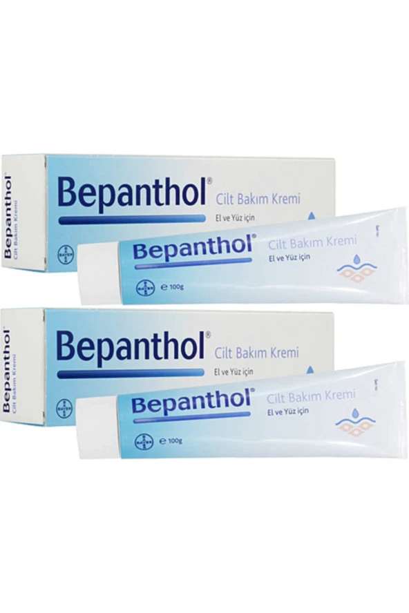 Bepanthol Cilt Bakım Kremi 100 Gr 2 Kutu ürün görseli 1
