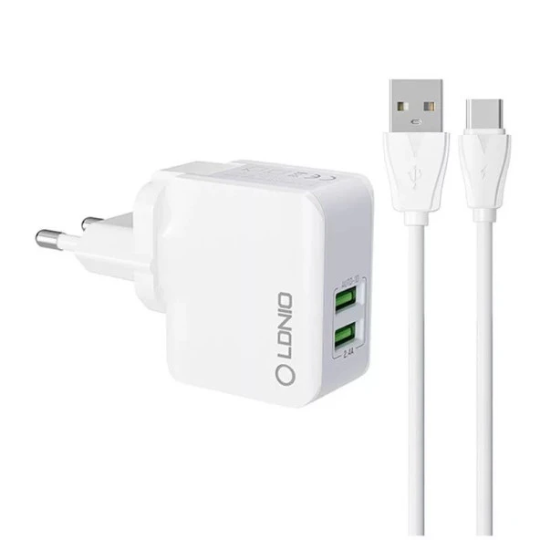 Ldnıo 30 W 2.4AHızlı Şarj Cihazı Type-C To Type-C A4403C ürün görseli 1