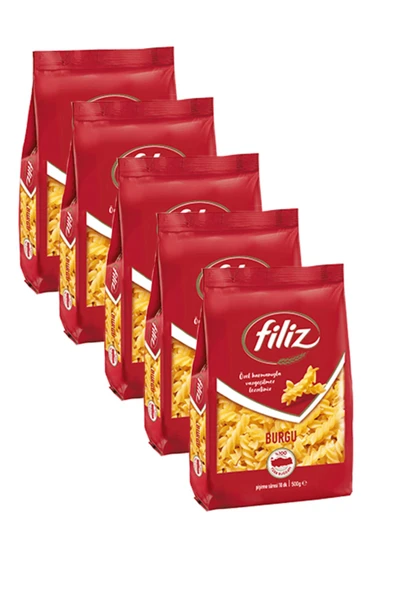 Filiz Burgu Makarna 500 gr x 5 adet ürün görseli 1