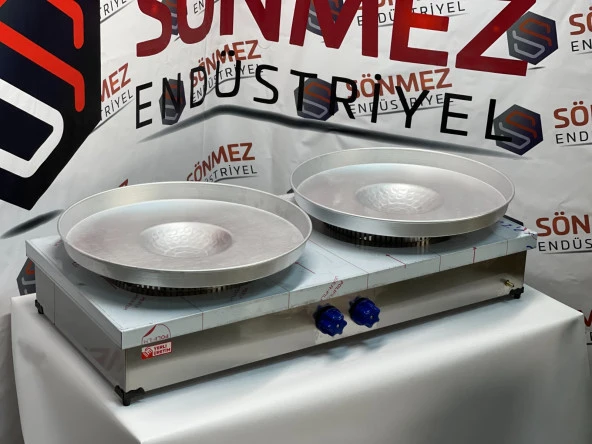Paslanmaz Çiftli Tantuni Ocağı 50*110 Cm DOĞALGAZLI Özel Üretim Tepsi Dahil Özel ürün görseli 1
