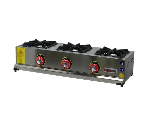 İnoxmaster 3lü Mini Ocak Ce Belgeli Lpgli Tüplü - Resim 3